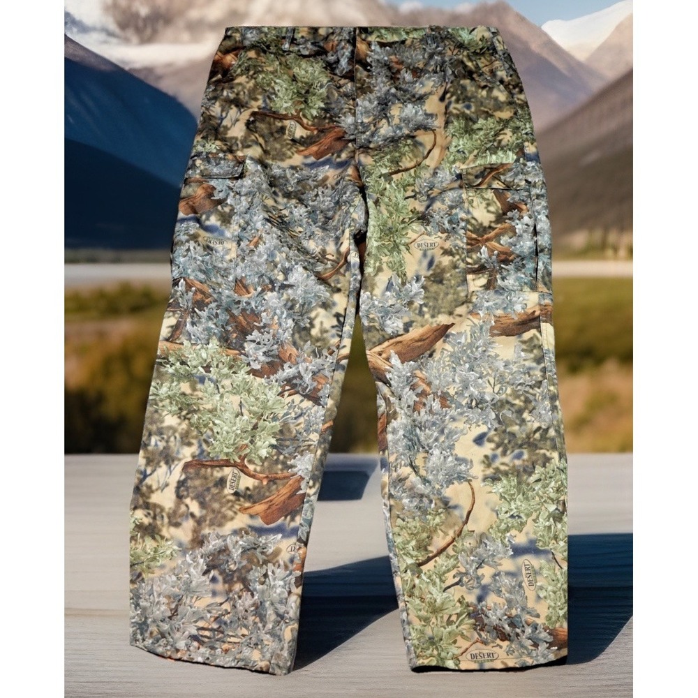 Shadow Camo Desert Shadow Camouflaged Cargo Pant Mens 40 R- 34 LONG